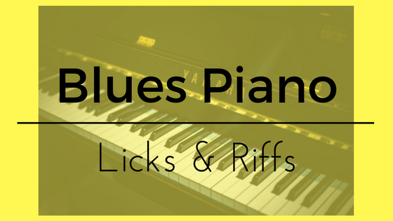 Blues piano licks and riffs